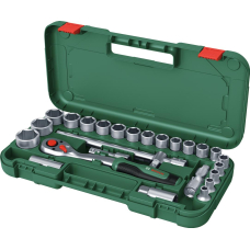 Набір торцевих головок Bosch, 1/2",з тріскачкою 25шт