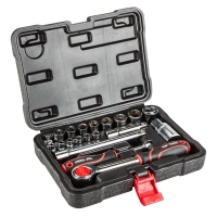 Набор инструментов Top Tools, набор торцевых головок 1/4", 3/8", 20шт