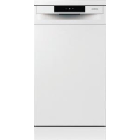 Gorenje Dishwasher, 9 place settings, A++, 45cm, display, 2 baskets, AquaStop, white