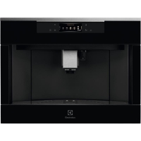 Electrolux built-in coffee machine, 2.5L, bean+ground, auto cappuccino, display, sensor control, backlight, black