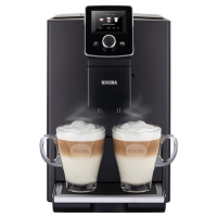 NIVONA CafeRomatica Coffee Machine 1.8L, bean + ground, auto-cappuccino, 9 auto-recipes, black