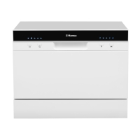 Hansa Countertop Dishwasher, 6 Place Settings, A+, 55cm, Display, White