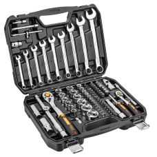 Набір інструментів Neo Tools, 1/2", 1/4", CrV, eco кейс, 82шт