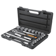 Набір інструментів Tolsen, набір торцевих головок 1/2", CrV, 22шт