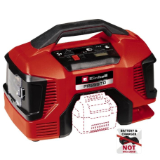 Компрессор воздушный Einhell PRESSITO 18/21, аккумуляторный 18В PXC, до 14л/мин, 10.5бар, выс. и низкий. давление, 2.06кг без АКБ и ЗП