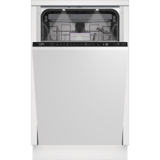 Посудомийна машина Beko вбудована, 11компл., A+++, 45см, дисплей, 3-й кошик, білий