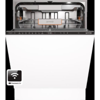 Gorenje Built-In Dishwasher, 16 Place Settings, A+++, 60cm, Inverter, Wi-Fi, AquaStop, Touch Control, 3 Baskets, White