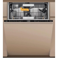 Dishwasher Whirlpool W8IHF58TU built-in, 14 place settings, A+++, 60cm, display, 3rd rack, white
