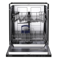 ARDESTO Built-in Dishwasher, 12 Place Settings, A++, 60cm, Push Button Control, Beam-on-Floor, 5 Programs, Grey