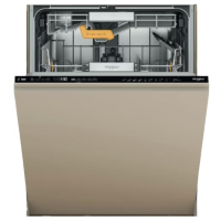Whirlpool W8IHP42L Built-In Dishwasher, 14 Place Settings, A+++, 60cm, Display, 3rd Rack, White