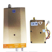 3W 1.3G Wireless CCTV Transceiver Video Transmission System