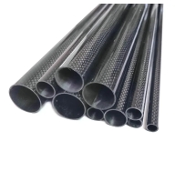 Трубка карбоновая Carbon tube 10x8x1000mm (3K Twill)