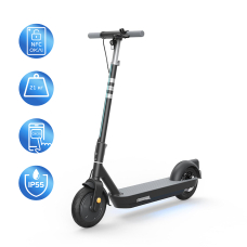 Електросамокат OKAI ES30-NEON PRO Black 10", 350(700)W, 14.7Ah, 80km, 25kmh, 25%, NFC, App, 21kg