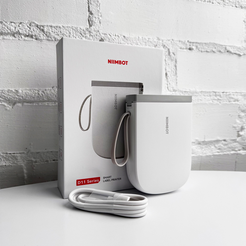 NIIMBOT D11_H White Label Thermal Printer