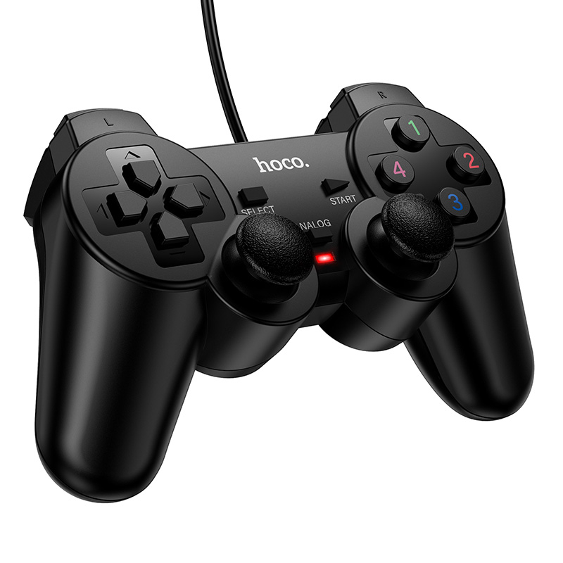 Wired Gamepad HOCO GA3 Fast link wired game controller Black