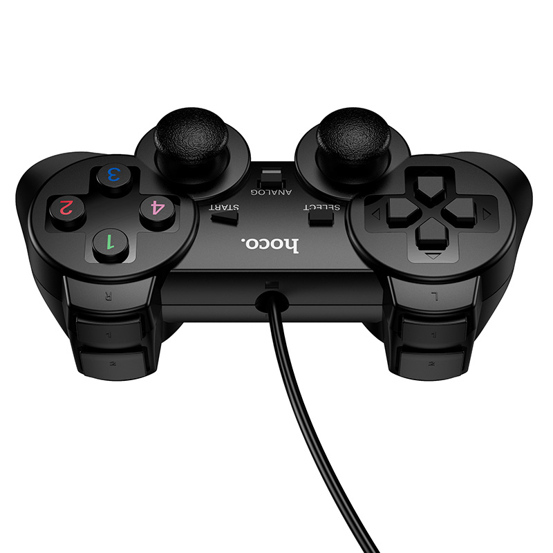 Wired Gamepad HOCO GA3 Fast link wired game controller Black
