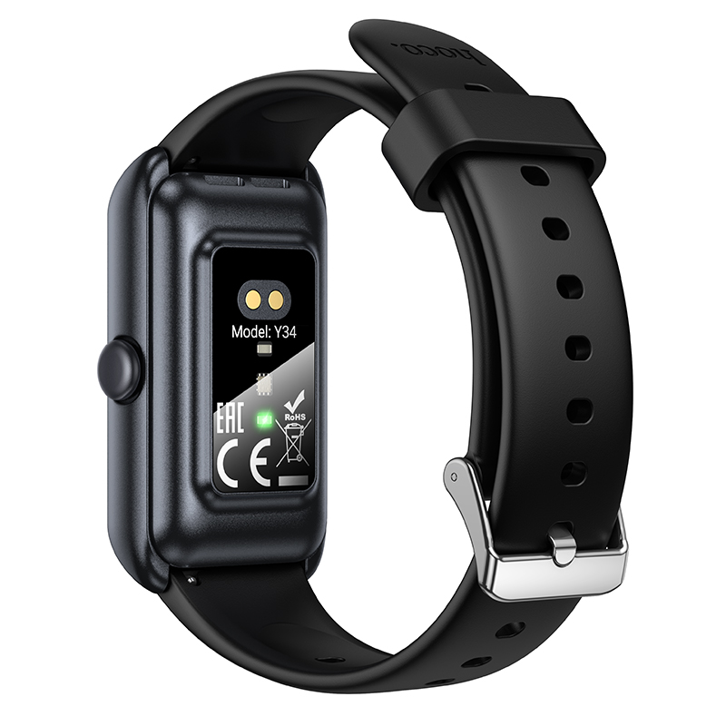 Smartwatch HOCO Y34 37mm. 180 mAh. IP67 Smart sports watch (call version) Black