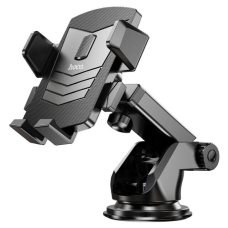 Автотримач для телефона HOCO CA83 David one-button center console car holder Black