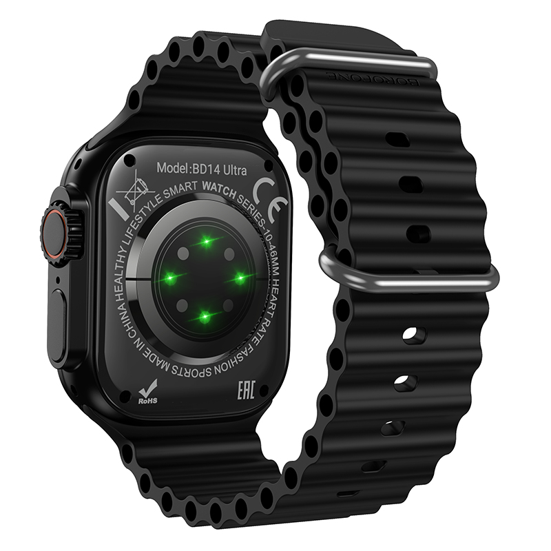 Smartwatch BOROFONE BD14 Ultra 51mm. 180 mAh. Smart sports watch (call version) Black