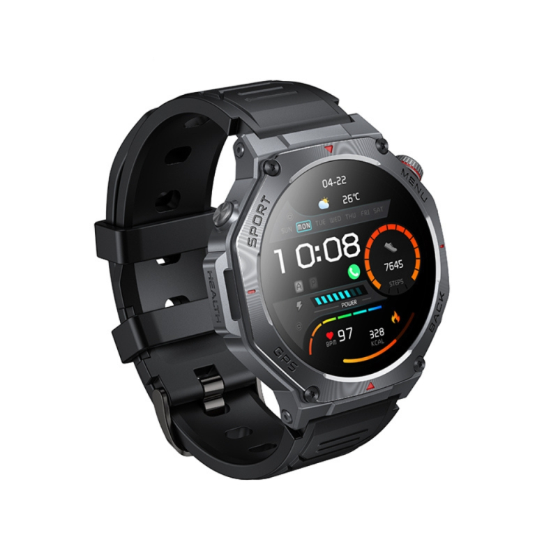 Smartwatch HOCO Y37 AMOLED 36mm. 520 mAh. GPS sports watch (call version) Black