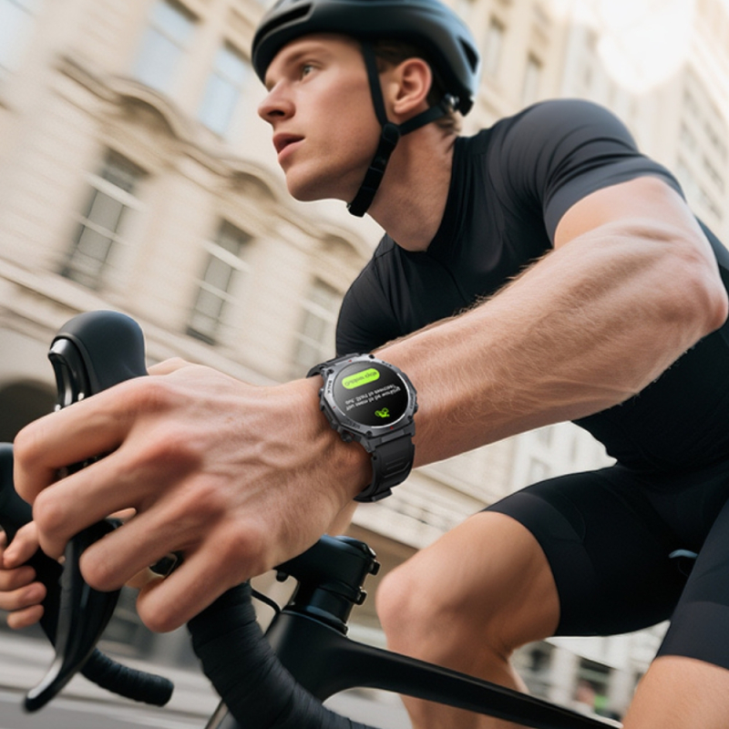 Smartwatch HOCO Y37 AMOLED 36mm. 520 mAh. GPS sports watch (call version) Black