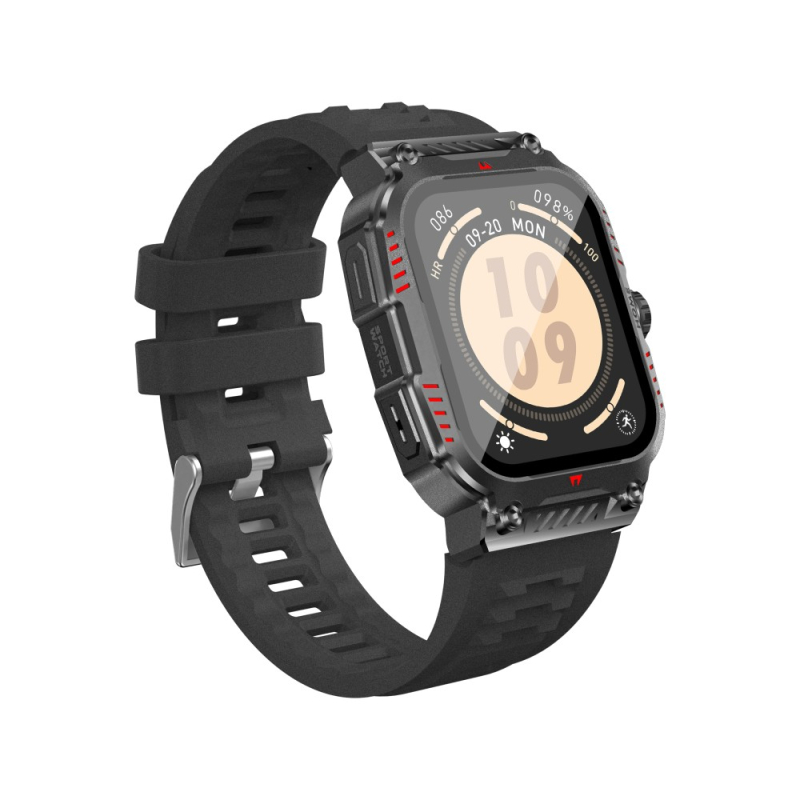 Smartwatch W&O X7 Plus 44mm. 300 mAh. IP67 Black