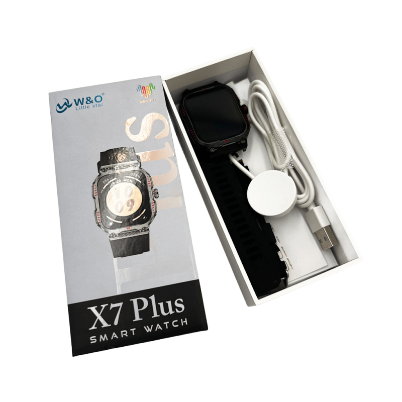 Smartwatch W&O X7 Plus 44mm. 300 mAh. IP67 Black