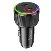 HOCO NZ14B Guerrero PD50W(2C) Car Charger Black