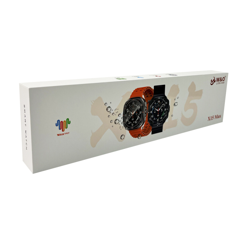 Smartwatch W&O X15 Max 38mm. 330 mAh. Amoled+IP67 Black