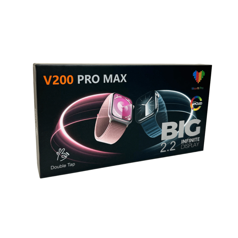 Smartwatch BIG V200 Pro Max 44mm. 220 mAh IP65 Black