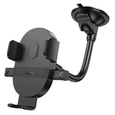 Автотримач для телефона HOCO H20 Mighty one-button car holder(windshield) Black