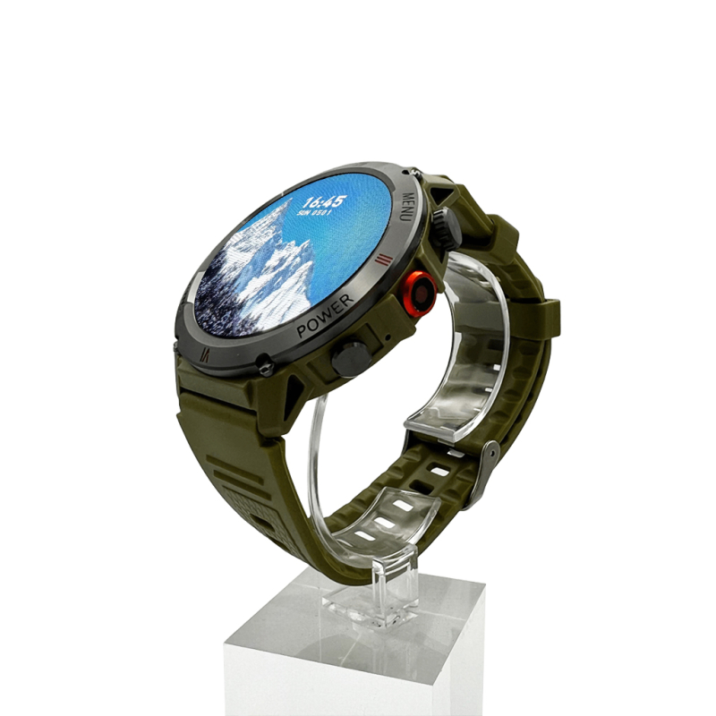 Smartwatch IWO X22 38mm. 330 mAh, IP68 Army Green