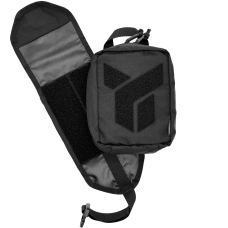Подсумок под аптечку "Днепр" на платформе (крепление на снаряжение) PM22, черный Gen 2
