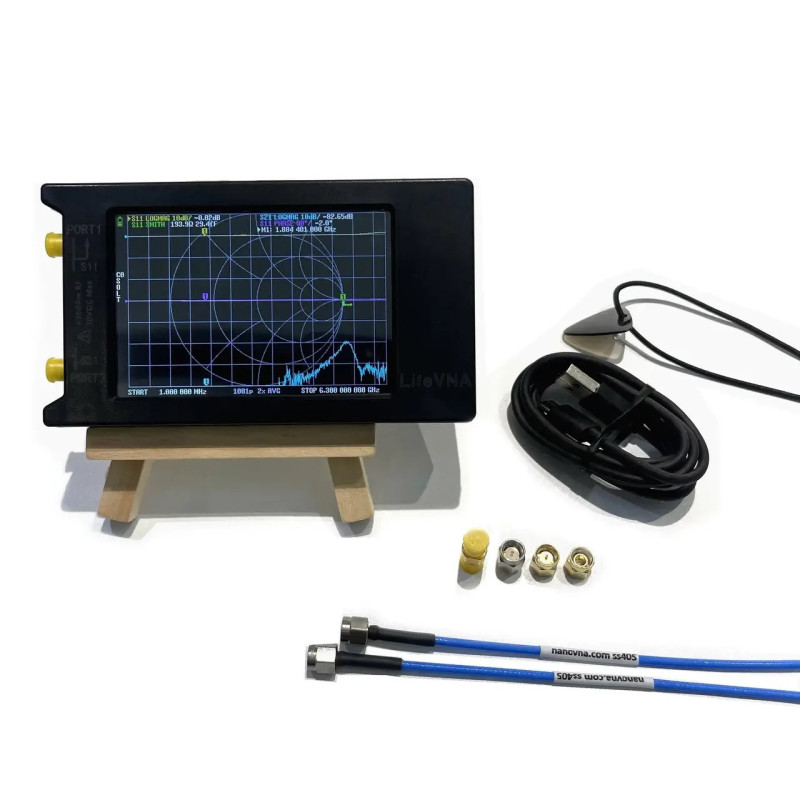 Vector Network Analyzer Hugen tinyVNA LiteVNA 64 50kHz 6.3GHz, SWR, Gain/Loss
