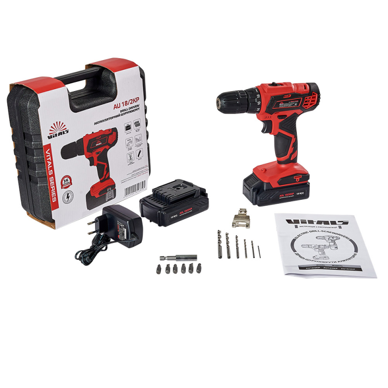 Cordless Drill-Driver Vitals AU 18/2KP