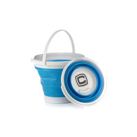 Collapsible Silicone Bucket 10L Blue SYLA