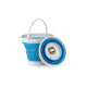 Collapsible Silicone Bucket 10L Blue SYLA