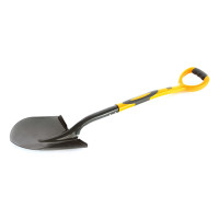 Shovel with Fiberglass Handle, Pointed, American Type, 290×218×1050mm, SYLA