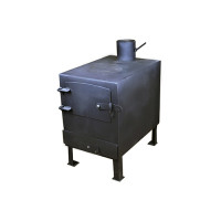 Wood-Burning Stove with Cooking Surface 7kW, 496x346x667mm SYLA