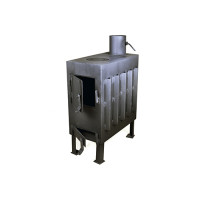 Wood-Burning Stove with Radiator and Cooking Surface 3kW, 450x230x600mm SYLA