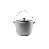 Aluminum Pot with Lid and Bail Handle 300mm 12L SYLA