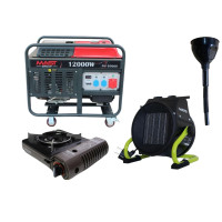 Gasoline Generator MAST GROUP YH15000S + Gas Stove Orcamp CK-505 + Electric Heater Gardyer HE2000