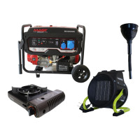 Gasoline Generator MAST GROUP RD6500E + Gas Stove Orcamp CK-505 + Electric Heater Gardyer HE2000