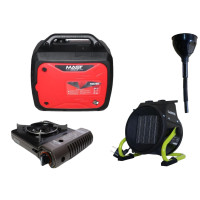 Inverter Generator MAST GROUP YH2200i + Gas Stove Orcamp CK-505 + Electric Heater Gardyer HE2000