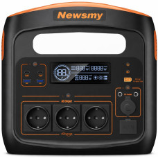Зарядна станція NewsMy N1200, 1800 Вт, 1024 Вт*год (електростанція для дому, UPS, ДЖБ)