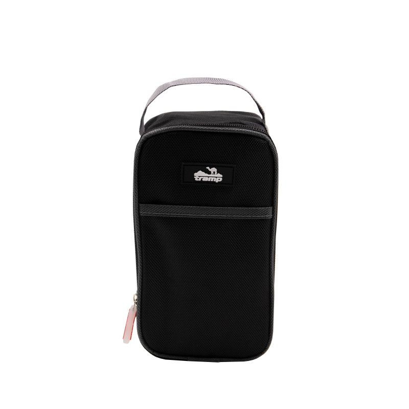 Термос TRAMP з широким горлом 800 мл в чохлі, black