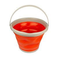 TRAMP Collapsible Silicone Bucket 10L, Orange