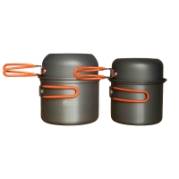 Tramp Anodized Pot-Mug with Lid-Frying Pan 0.75+0.5L UTRC-145 (039)