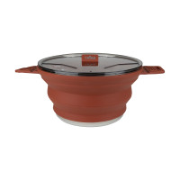 Tribe Collapsible Pot 2.5L Silicone T-FF-0025, brown
