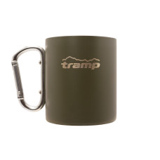 Термокружка TRAMP с карабином 350мл UTRC-122 olive